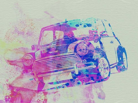 Framed Mini Cooper Print