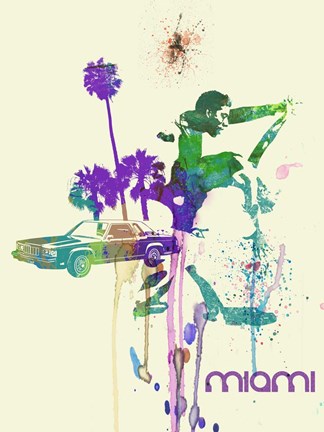 Framed Miami Romance Print