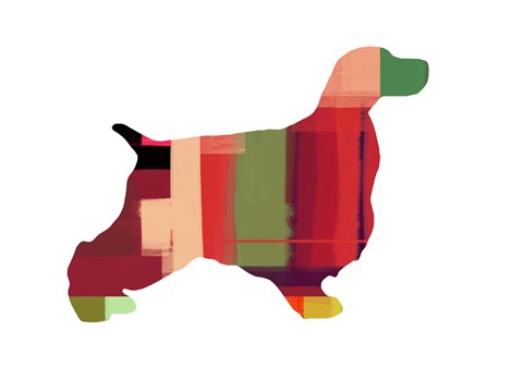 Framed Cocker Spaniel 2 Print