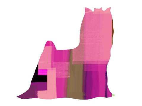 Framed Yorkshire Terrier Print