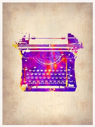 Framed Vintage Typewriter 1 Print