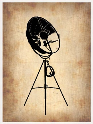 Framed Vintage Lamp 1 Print