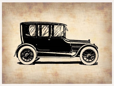 Framed Classic Old Car 1 Print