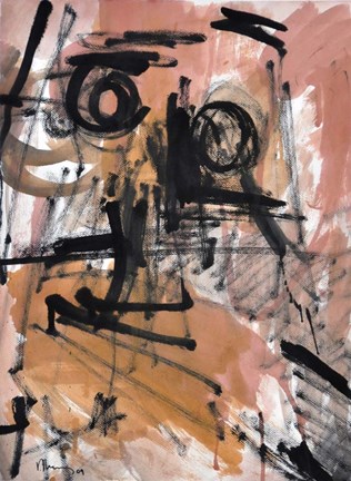 Framed Blind folded 3 Print