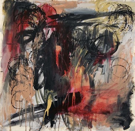 Framed Blind folded 5 Print