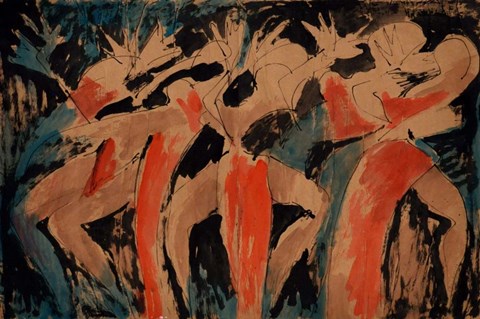 Framed Carnavalia 2 Print