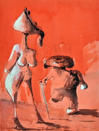 Framed Downtown 2 Print