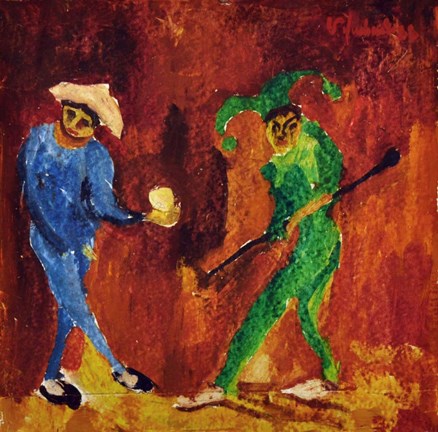 Framed Harlequins Print