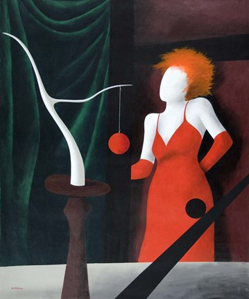 Framed Red Handed Print