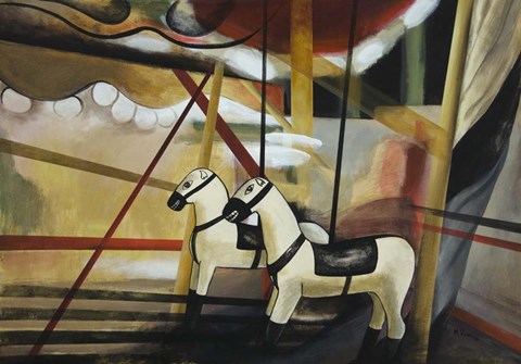 Framed Ride Past Print