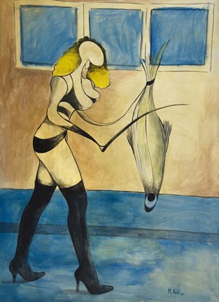 Framed Vera Von Rein Print