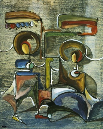 Framed Annunciation 2 Print