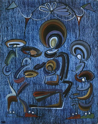 Framed Holly Family Print