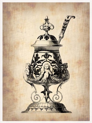 Framed Vintage Sugar Bowl Print