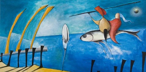 Framed Fish Egg Print