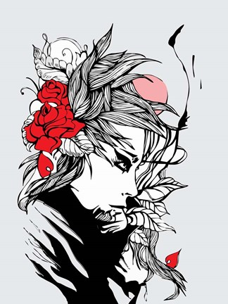 Framed Love Flovers Print
