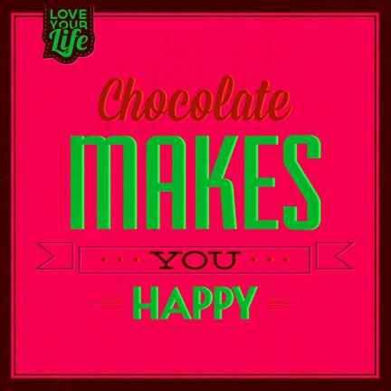 Framed Chocolate 1 Print