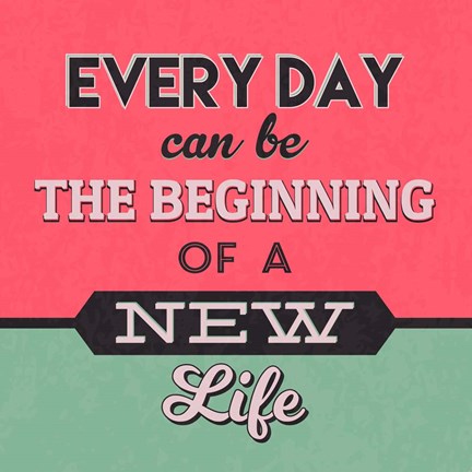 Framed Beginning of A New Life 1 Print