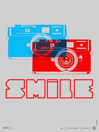 Framed Smile Camera Print