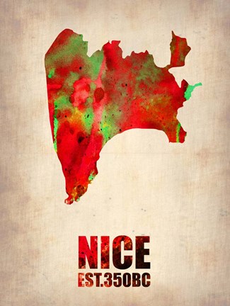 Framed Nice Watercolor Print