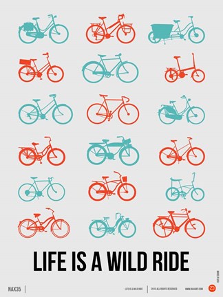 Framed Life is a Wild Ride 2 Print
