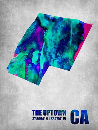 Framed Uptown California Print