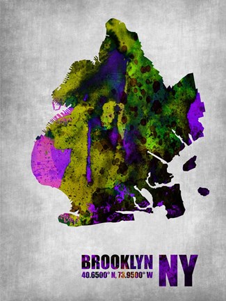 Framed Brooklyn New York Print