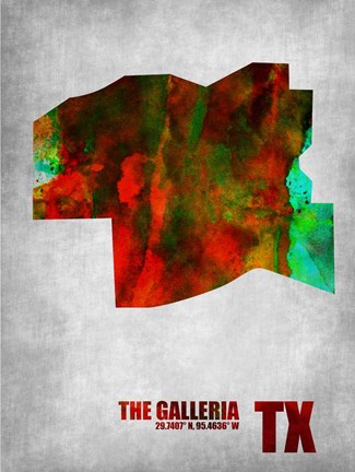 Framed Galleria Texas Print
