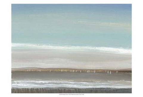 Framed Distant Coast I Print