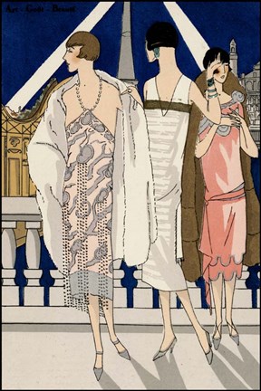 Framed Vintage Couture II Print