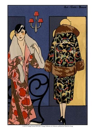 Framed Vintage Couture XI Print