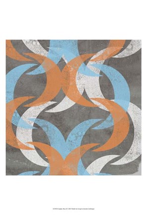 Framed Graphic Wave II Print