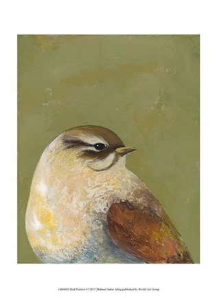 Framed Bird Portrait I Print