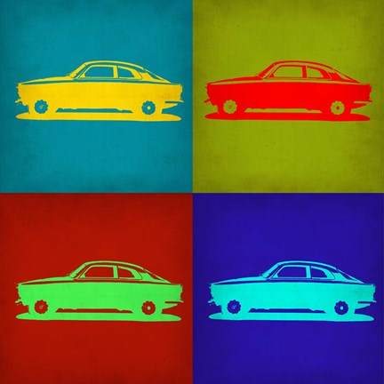 Framed Alfa Romeo Gulia Pop Art 1 Print