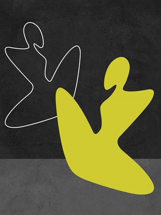 Framed Yellow Girl Print