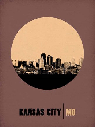 Framed Kansas City Circle 2 Print