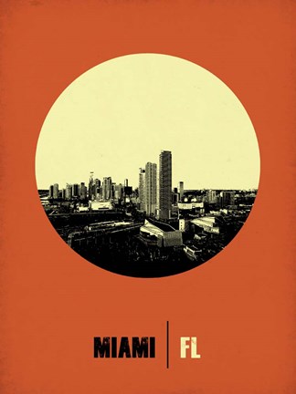 Framed Miami Circle 2 Print