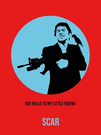 Framed Scar 1 Print