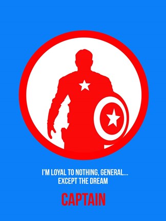 Framed Captain 2 Print