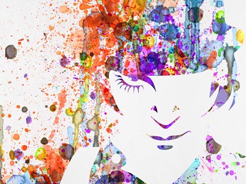 Framed Clockwork Watercolor Print