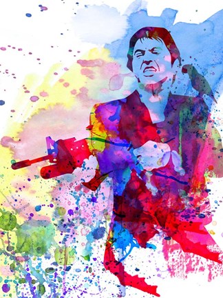 Framed Scar Watercolor Print