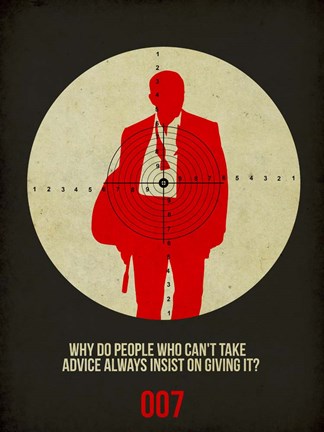 Framed James Black Print