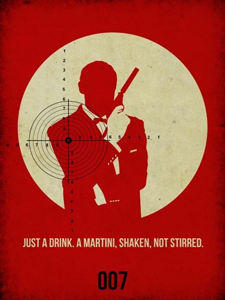 Framed James Red 4 Print