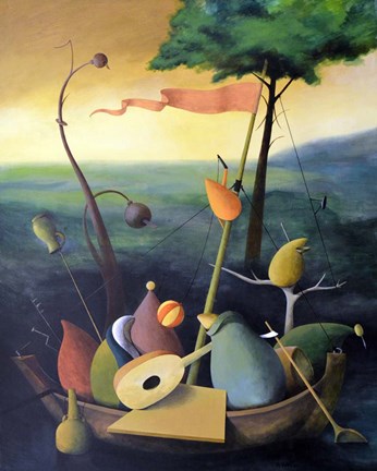 Framed Stultifera Navis Print