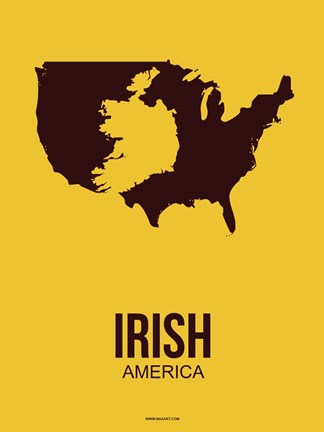 Framed Irish America 3 Print