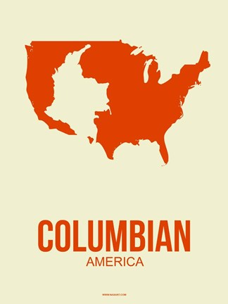 Framed Columbian America 1 Print