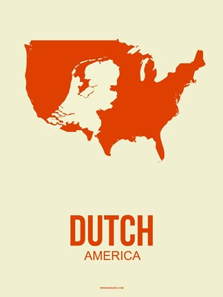 Framed Dutch America 1 Print