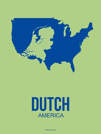 Framed Dutch America 3 Print