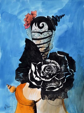 Framed La Casa Azul Print