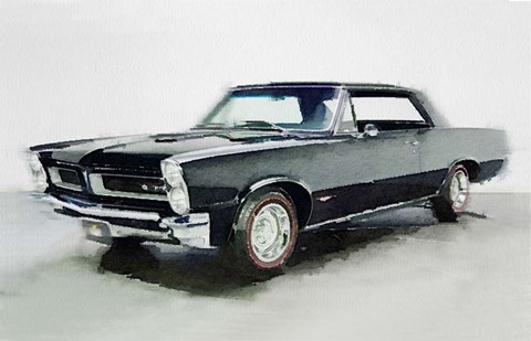 Framed 1966 Pontiac GTO Print